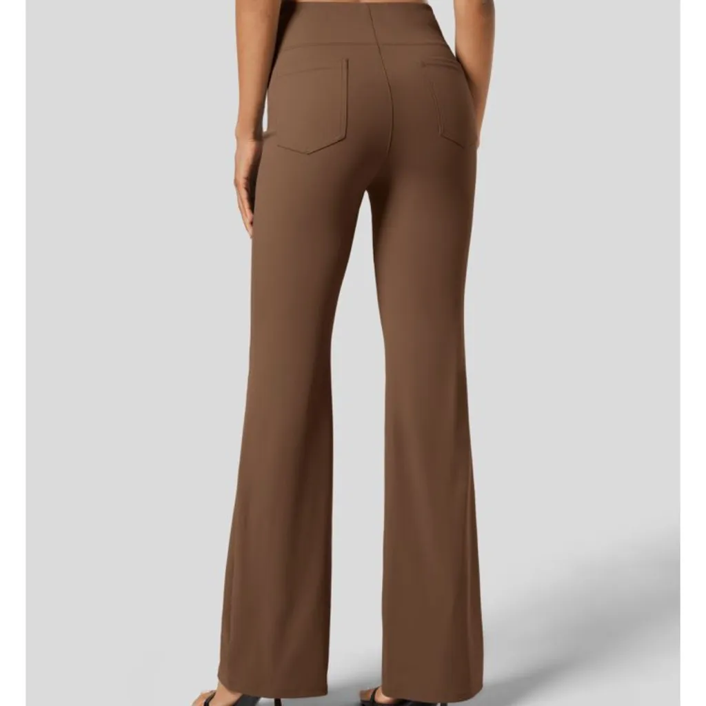 NWT HALARA Flex™ SculptKnit High Waisted Pocket Work Pants SIZE L - Image 3