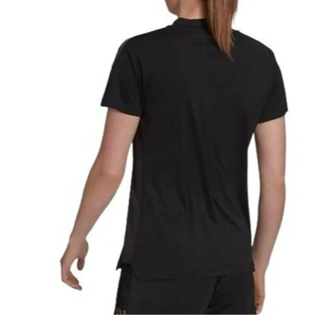 Adidas Primegreen Women’s Tiro Pride Short Sleeve Jersey (Black/Rainbow) - XL - Image 2