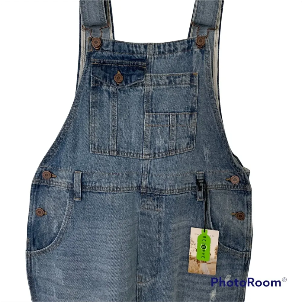 NWT Sincerely Jules Straight Crop Overall size small - Image 3