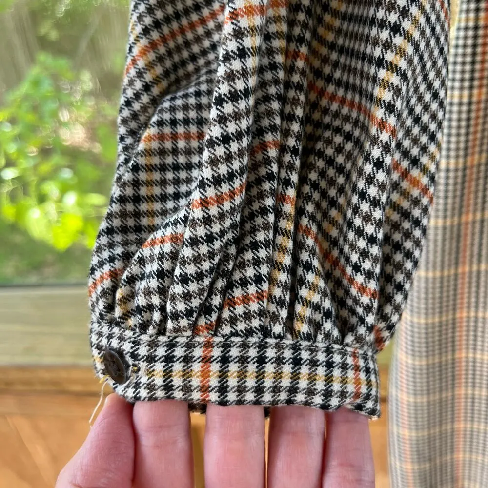 Zara Women's Plaid Button Front Mini Dress Size M - Image 4