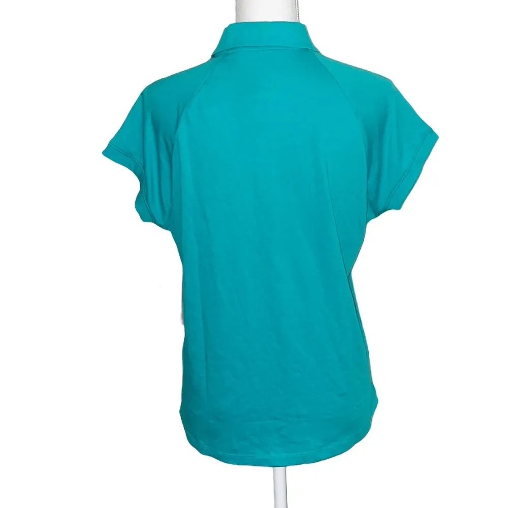 NWT  Nike Dri Fit UV Cap Sleeve Golf  Polo Tee - Image 4