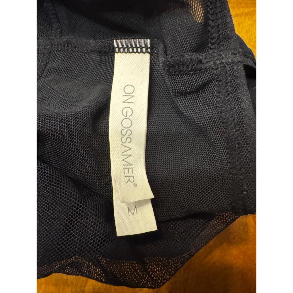 On Gossamer Black Bra/Cami Top Size Small - Image 5
