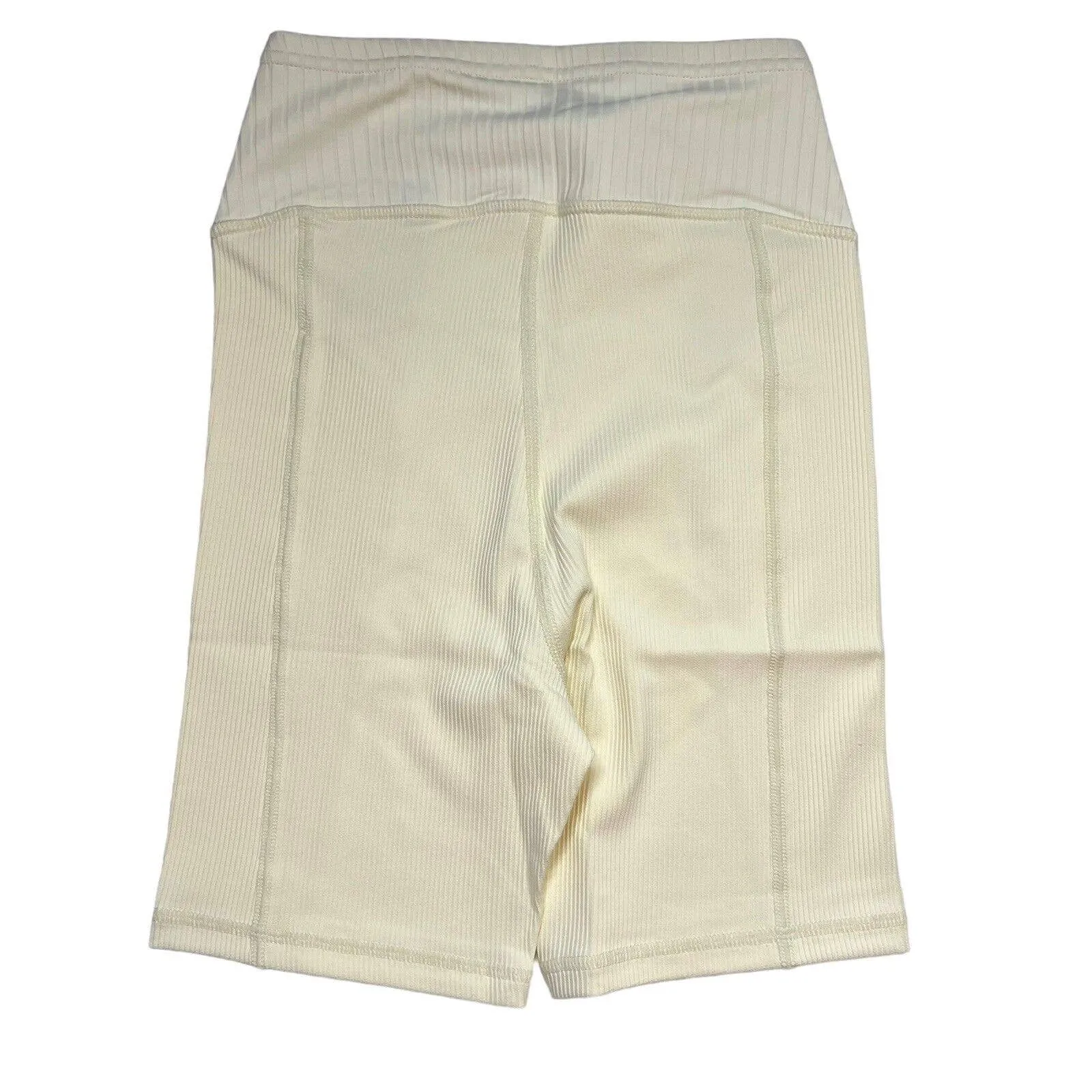 For Love & Lemons Dani‎ Ribbed Cream Ivory Bike Shorts New XXS - Image 2
