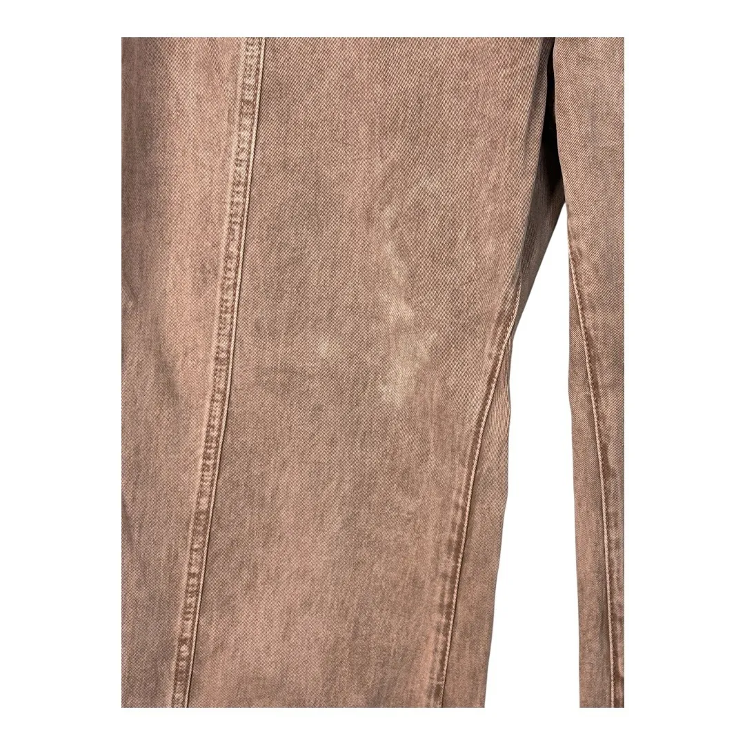 PTCL Wide Leg Jeans High Rise‎ Straight Leg Denim Pants Pink Women Size 31 - Image 12