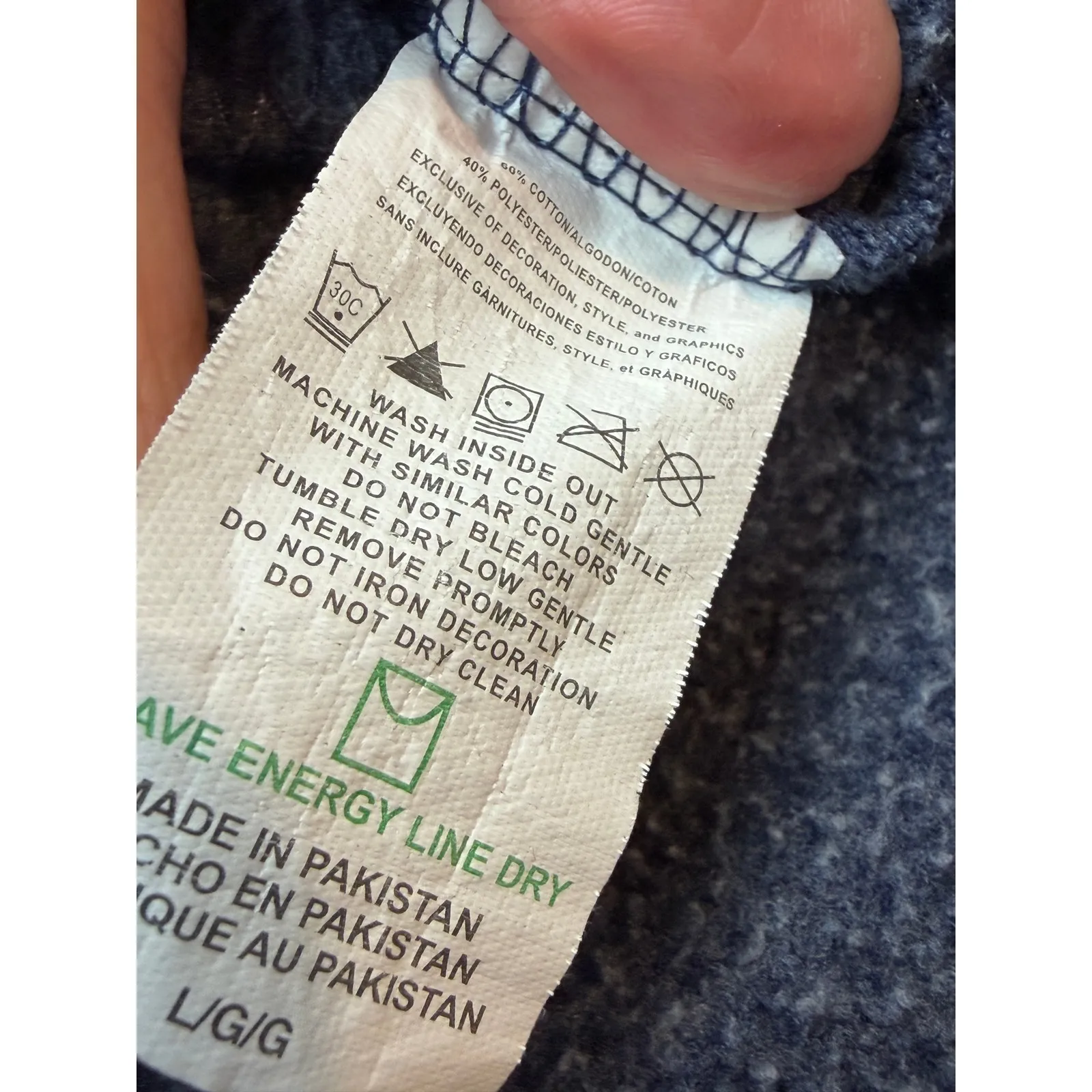 Denver Broncos Hoodie Sweatshirt Jacket Large Fan Fashion Majestic NFL Full Zip - Image 10