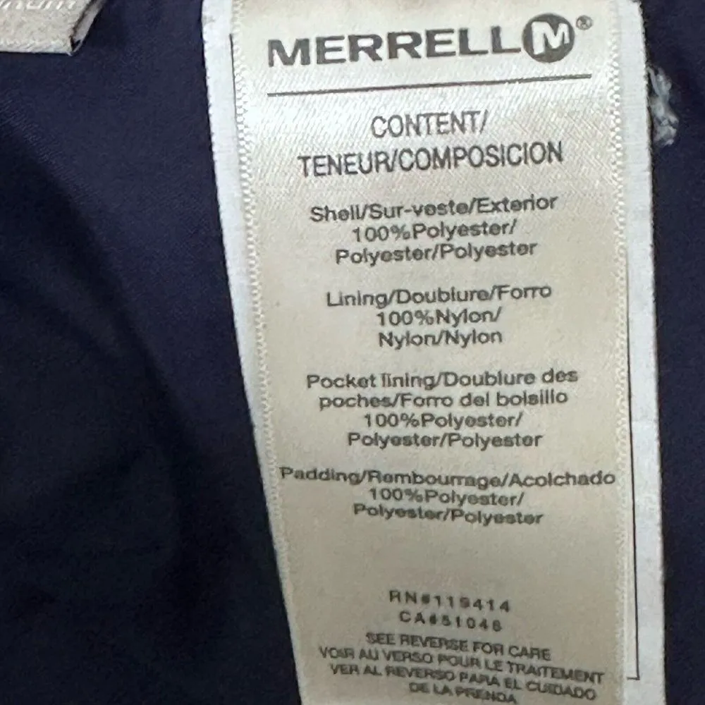 Merrell Womens Size Medium Purple‎ Full Zip Vest Pockets - Image 9