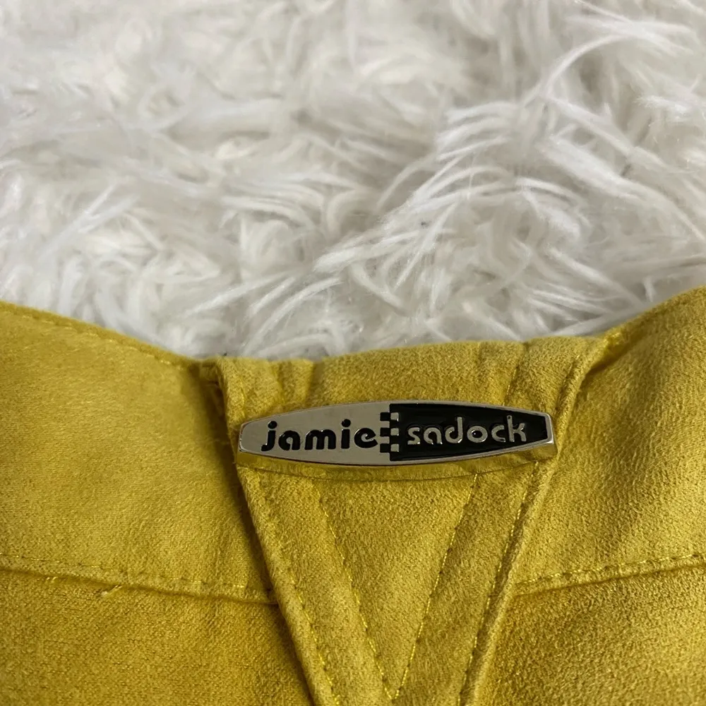 Jamie sadock suede shorts Gold Size 6 - Image 4