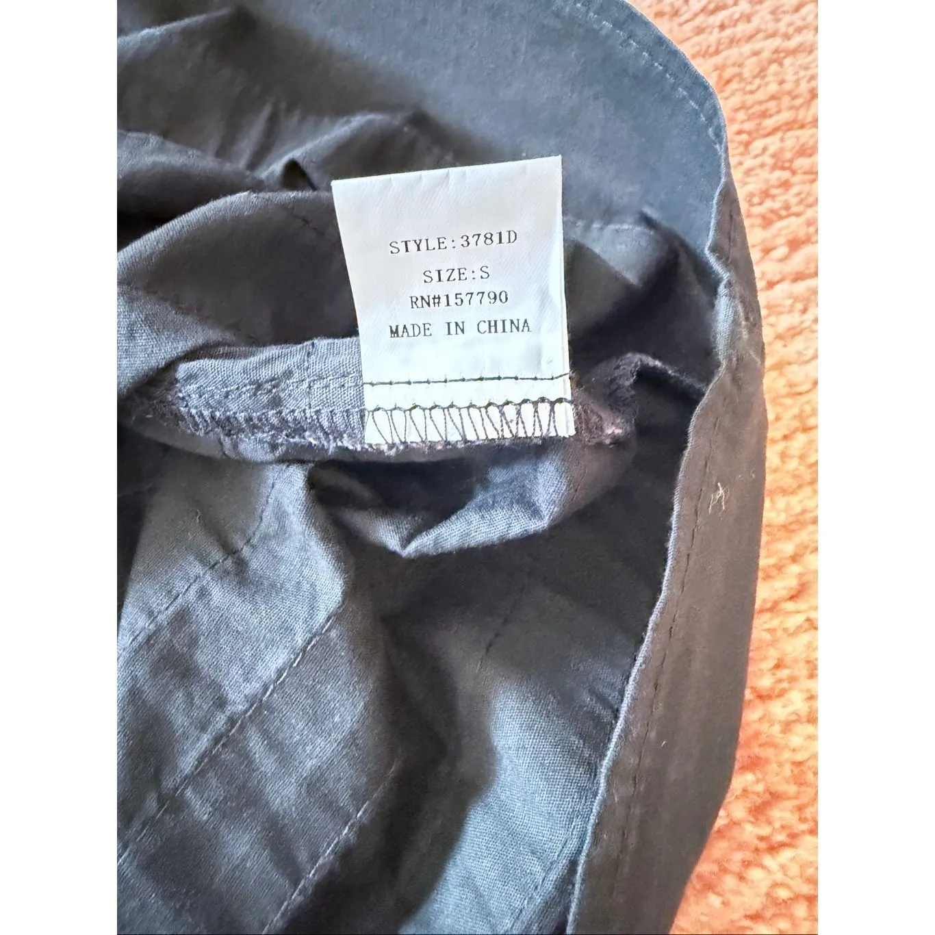 Pinch Black Cotton Shift Dress S Floral Flutter Sleeves Pockets - Image 8