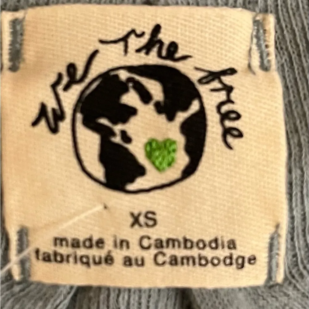 We The Free by Free People Heritage  Henley Ocean Mist – Size XS - Image 6