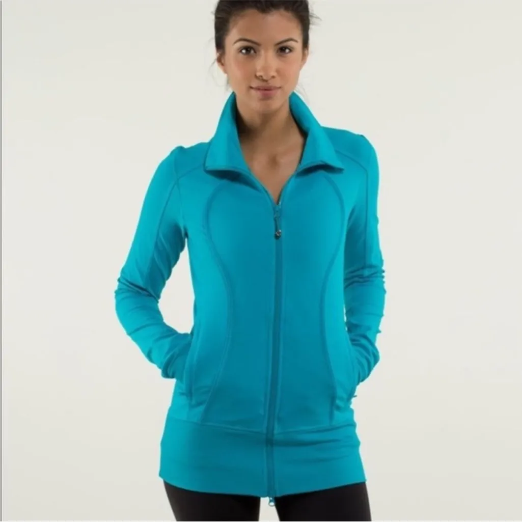 Lululemon  jacket turquoise blue 4‎ - Image 2