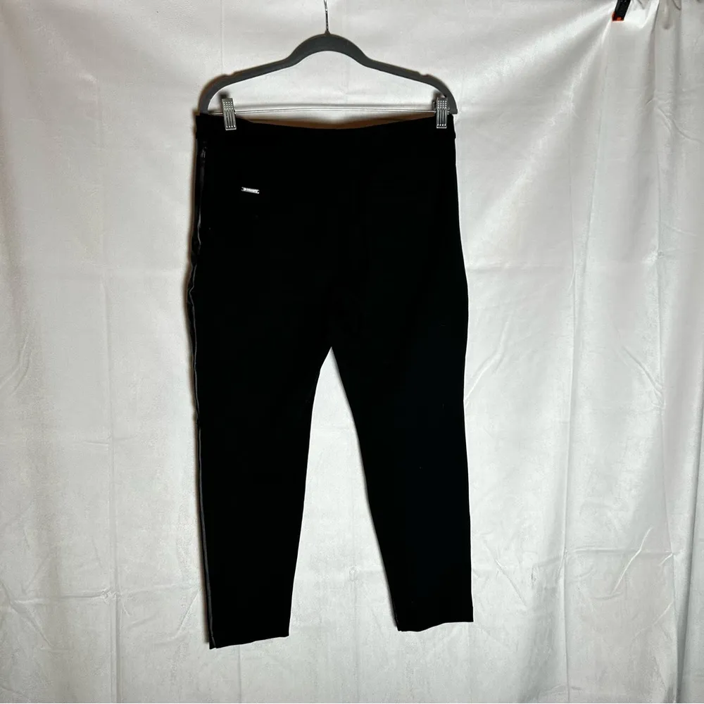 Betabrand Black Faux Leather Front Legging Pants Size XLS-Petite - Image 2