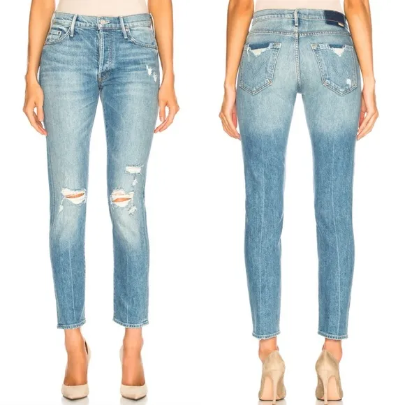 MOTHER SUPERIOR Stinger Flood High As The Heavens Skinny High Waist Jeans NEW Blue Size 27 - Image 2