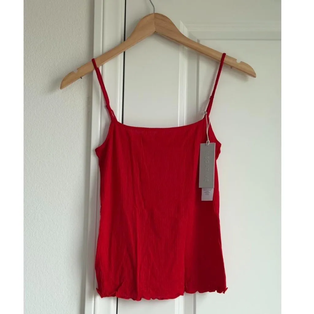 Negative Underwear Whipped Cami in Cerise, Size Small - Image 4