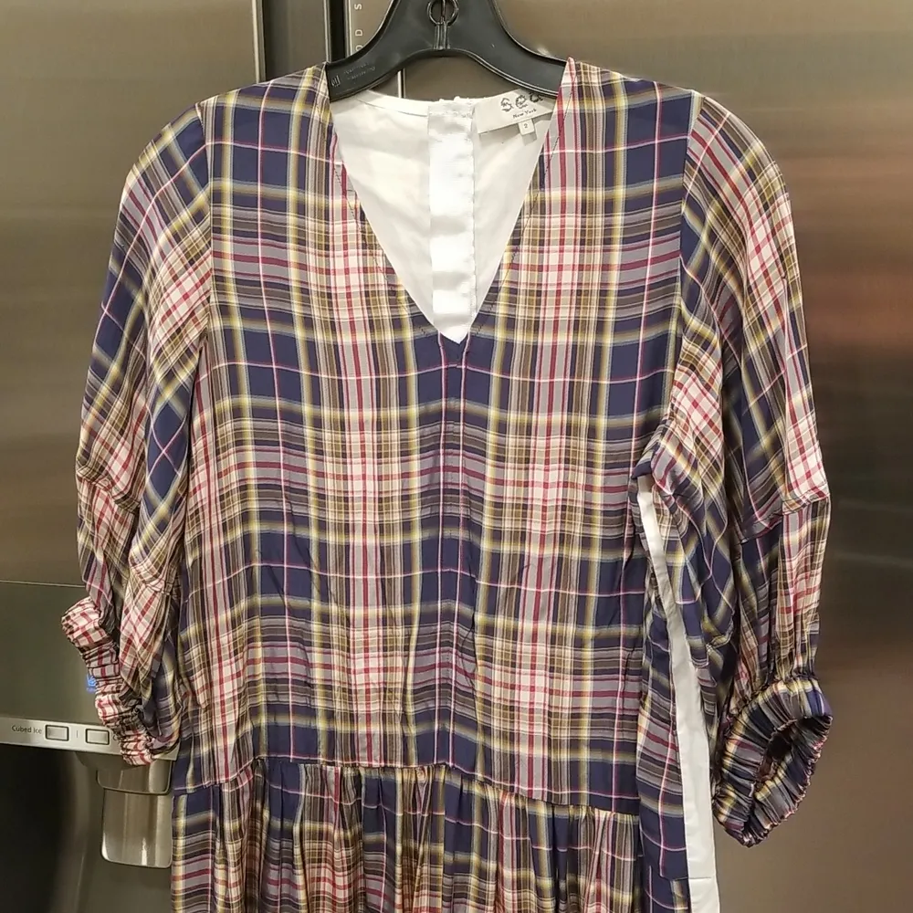 💕SEA NEW YORK💕 Rooney Relaxed Midi Dress ~ Plaid Size 2 - Image 12