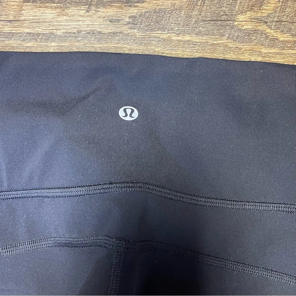 Lululemon Wunder Under High-Rise Tight Leggings Shine Women’s 8 Black - Image 9