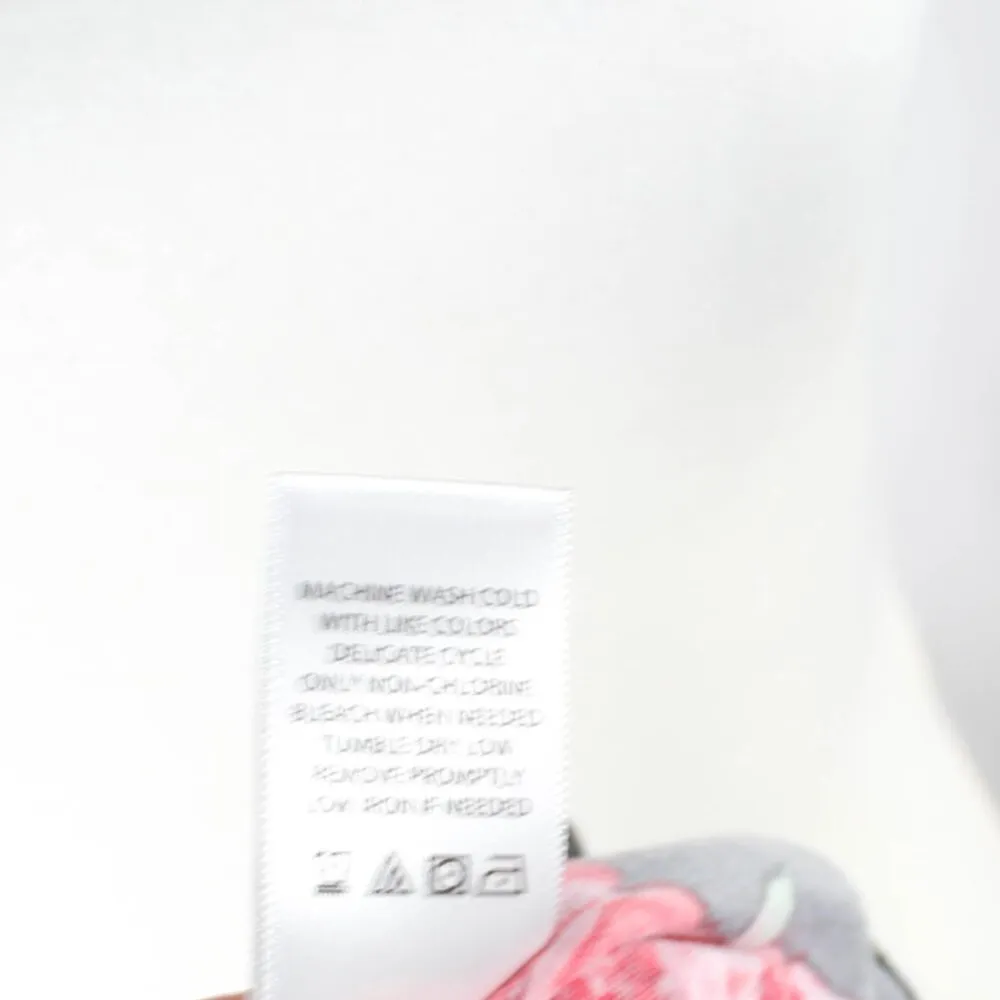 Womens Rose Floral Romantic Casual Bold Blouse Top Size XXL Pioneer Woman Black - Image 10