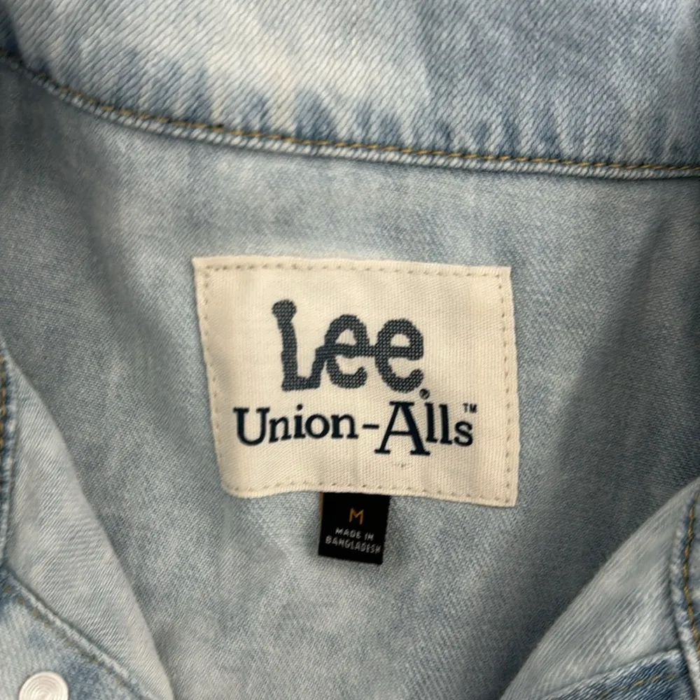 LEE Union-Alls Women’s Acid Wash Denim Short Overall Romper overalls sleeve - Image 7