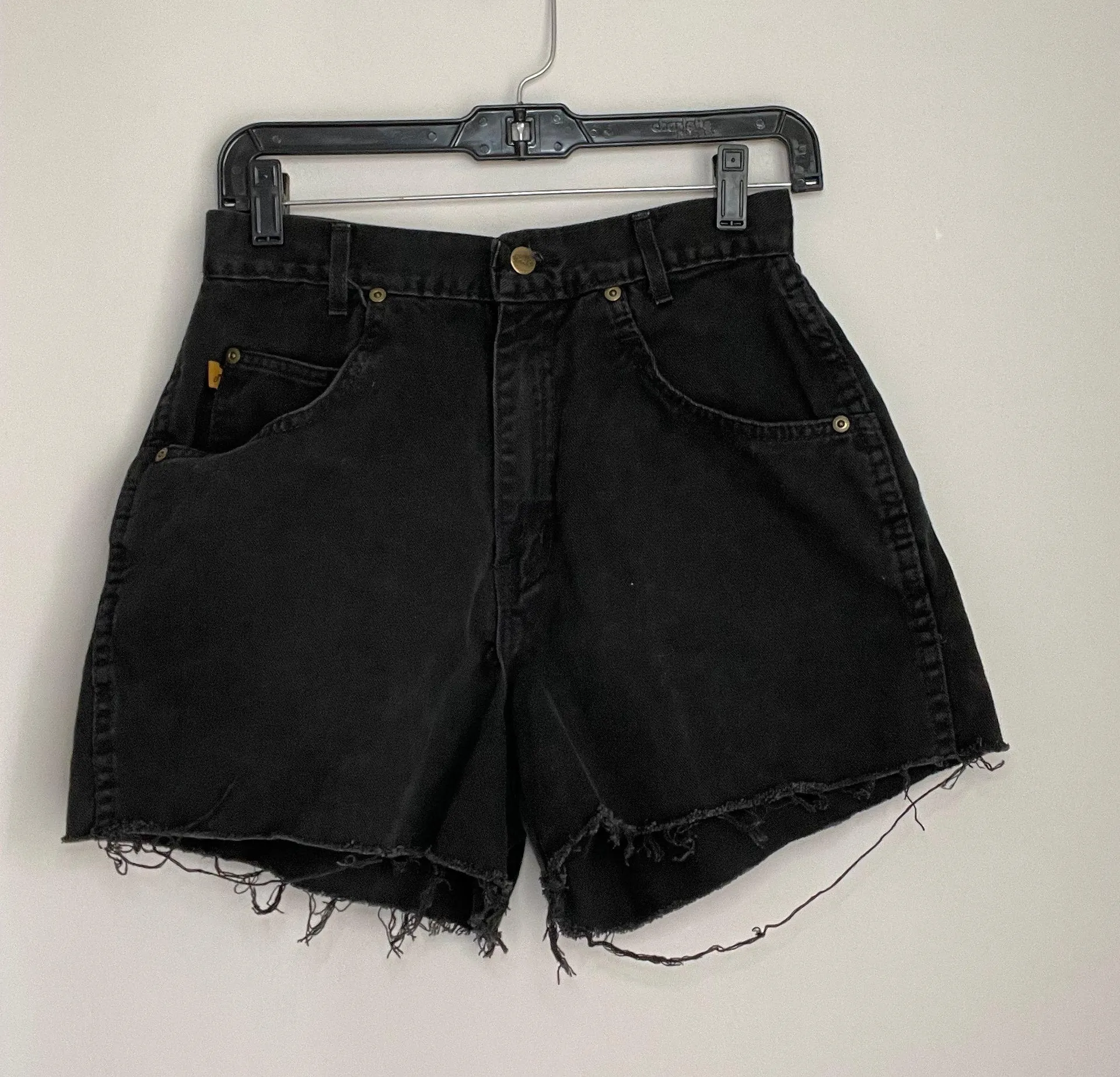 Vintage denim Shorts Black - Image 3