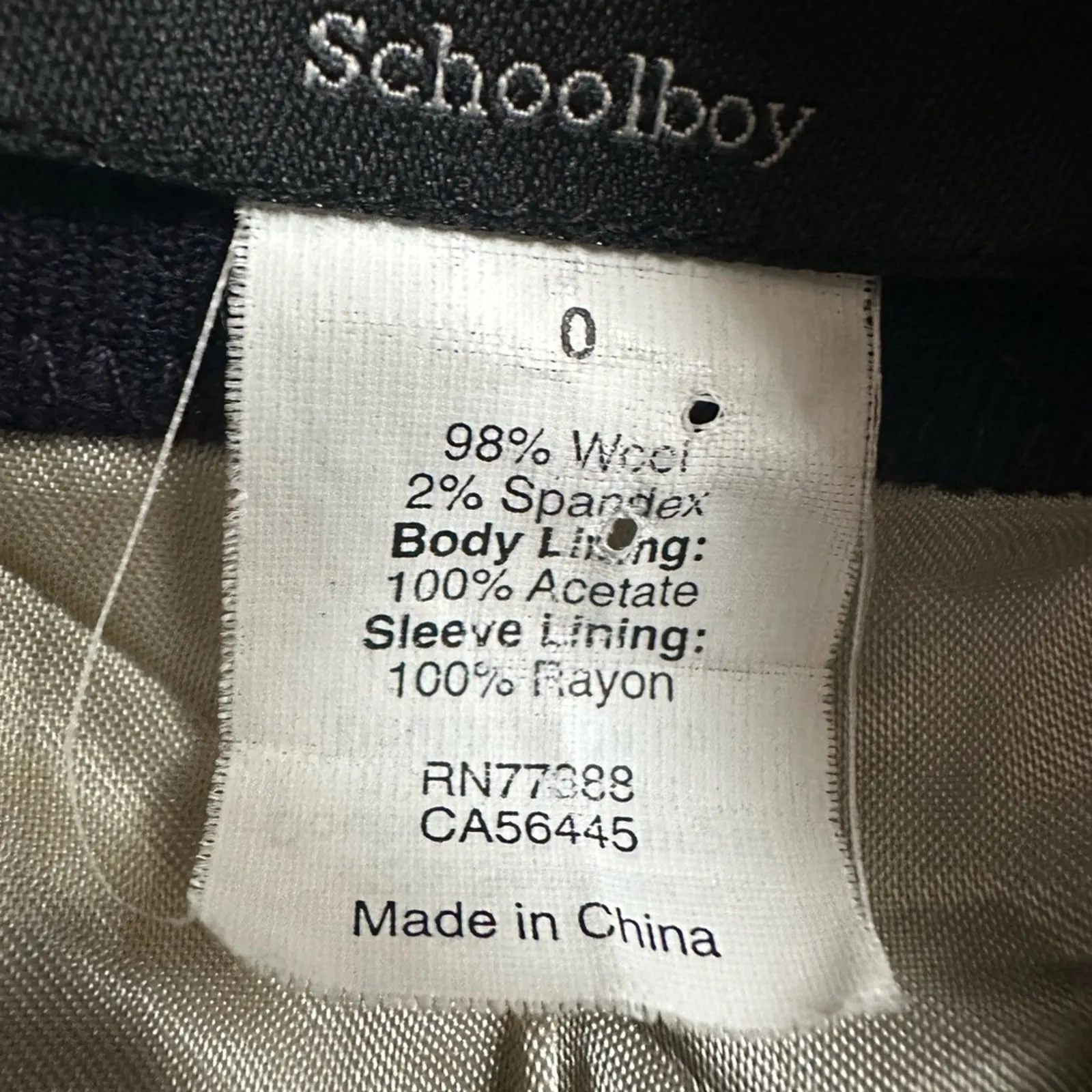 J. Crew Schoolboy Blazer Navy Blue Size 0 Preppy Academia Classic Staple Capsule - Image 7