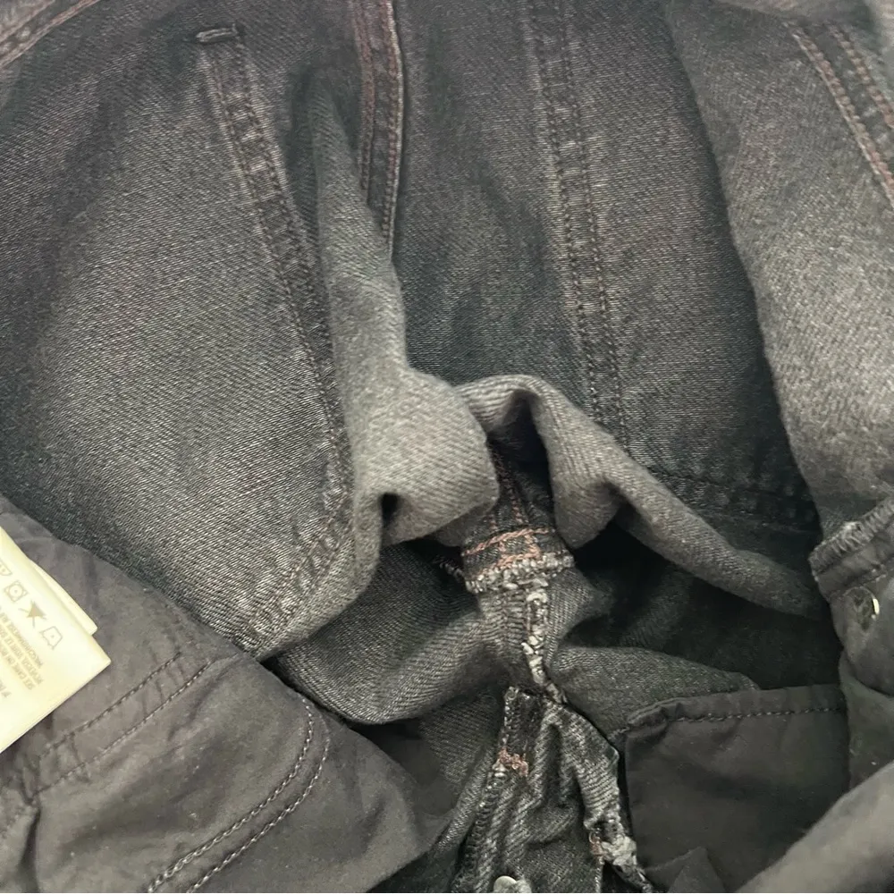 AGOLDE Jamie Jeans Straight Leg Gray Black Size 27 Revolve - Image 7