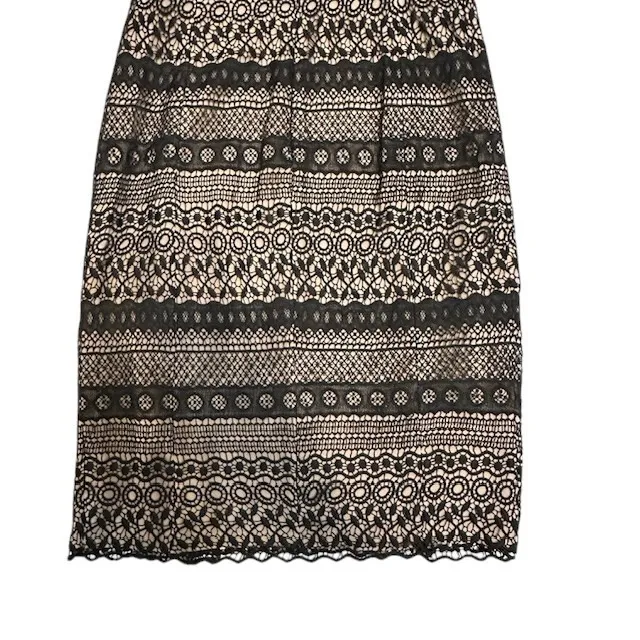 Emerson Rose Black Lace Dress Sleeveless‎ V - Image 14