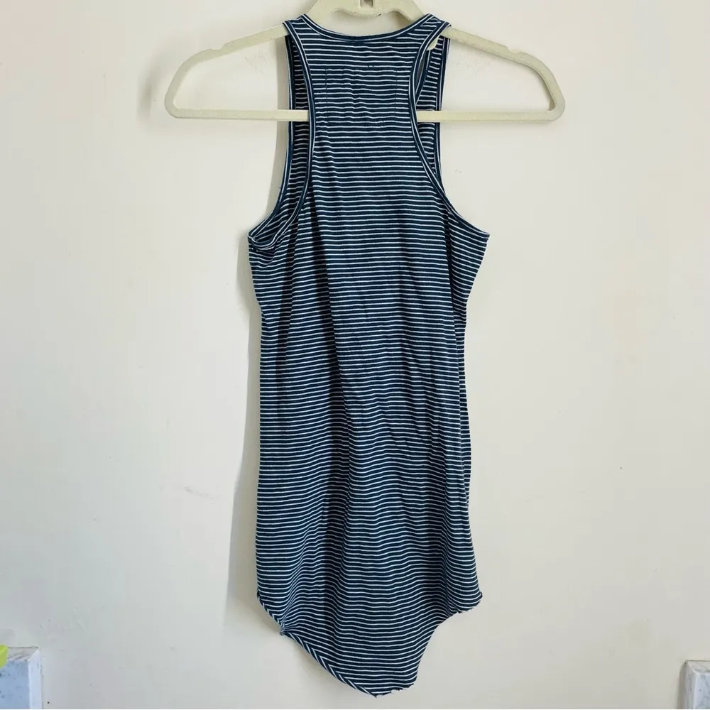 Frank & Eileen Jersey Striped Tank Top Navy White size S Blue - Image 2