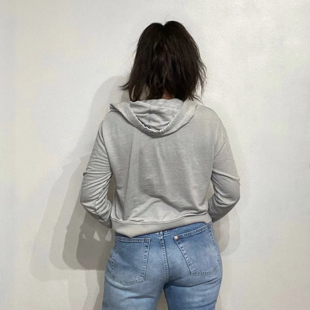 Jane + Delancey Gray Hoodie Sz M - Image 12