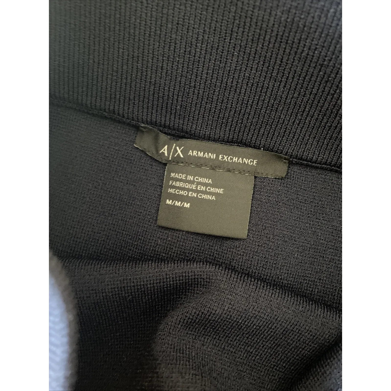 Armani Exchange Women's Medium Navy Blue Knit Pull On Pencil Midi Skirt Corpcore - Image 4