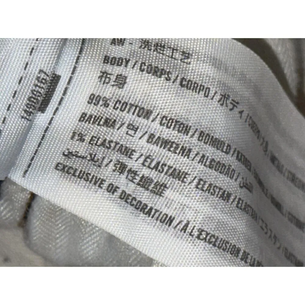 NEW Abercrombie & Fitch Curve Love Cutoff High Rise Blue Jean Shorts Size 24 00 - Image 4