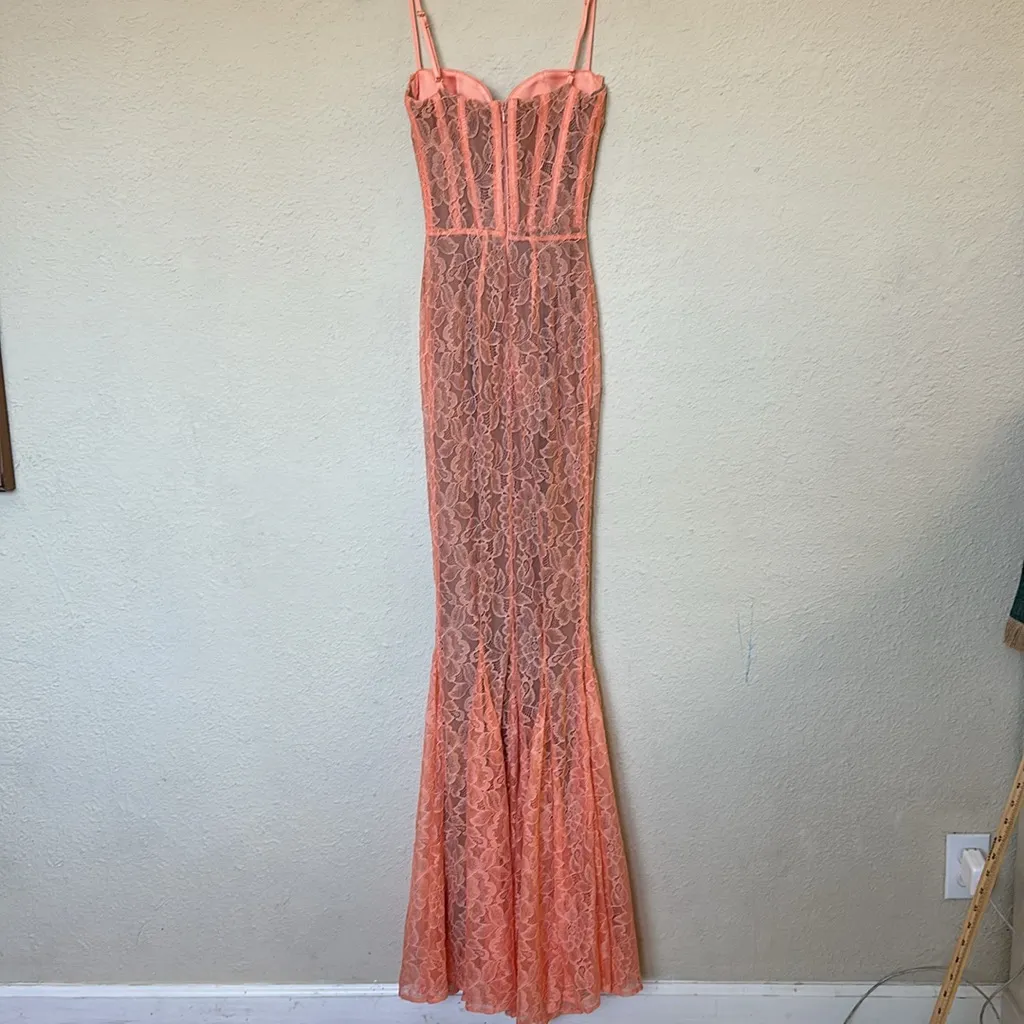 House of CB Cordelia Lace Corset Mermaid Gown XS plus cup NWOT‎ $329 - Image 12