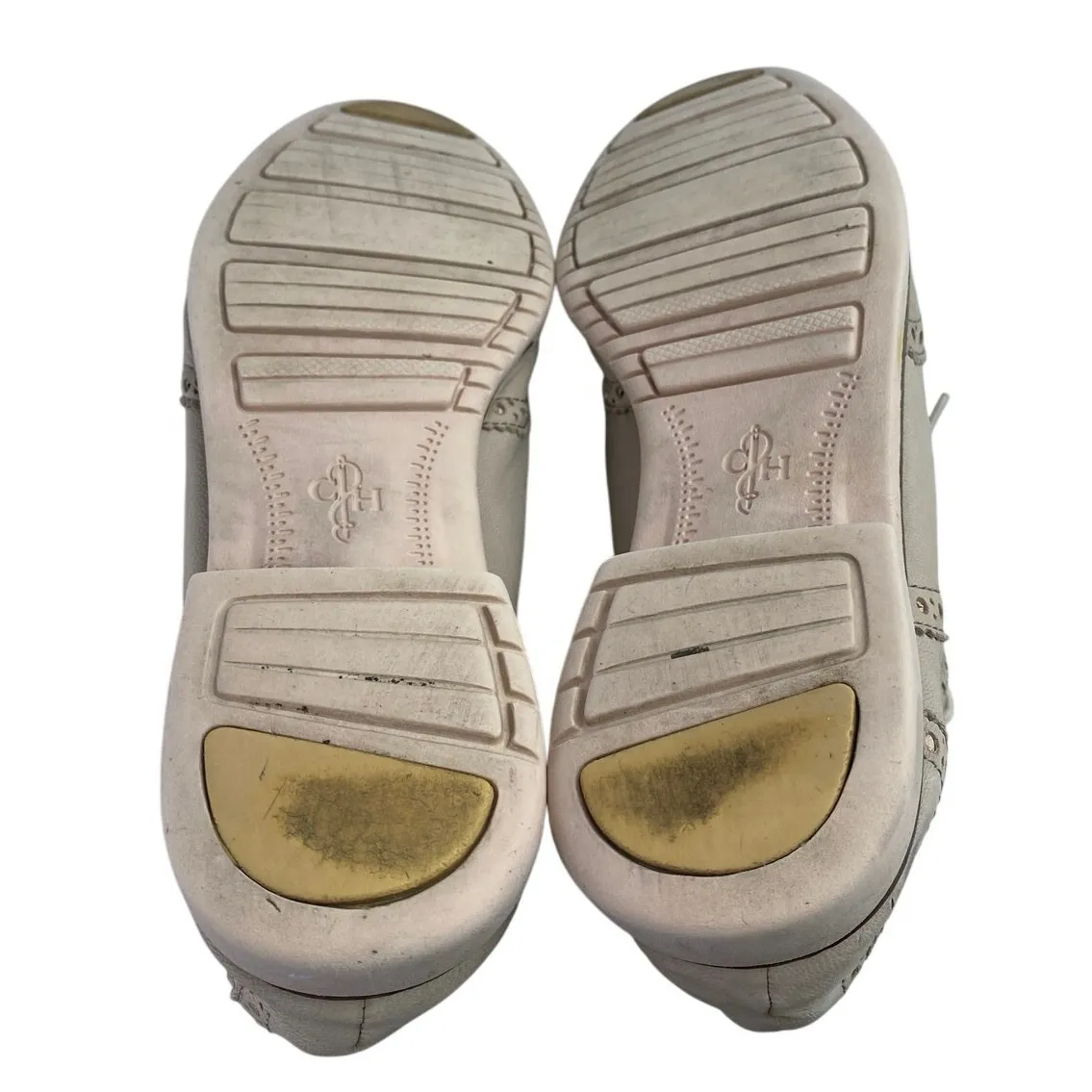 Cole Haan Maple Sugar Women's Beige Leather Low Top Lace Up Wing Oxford Shoes 7B - Image 4