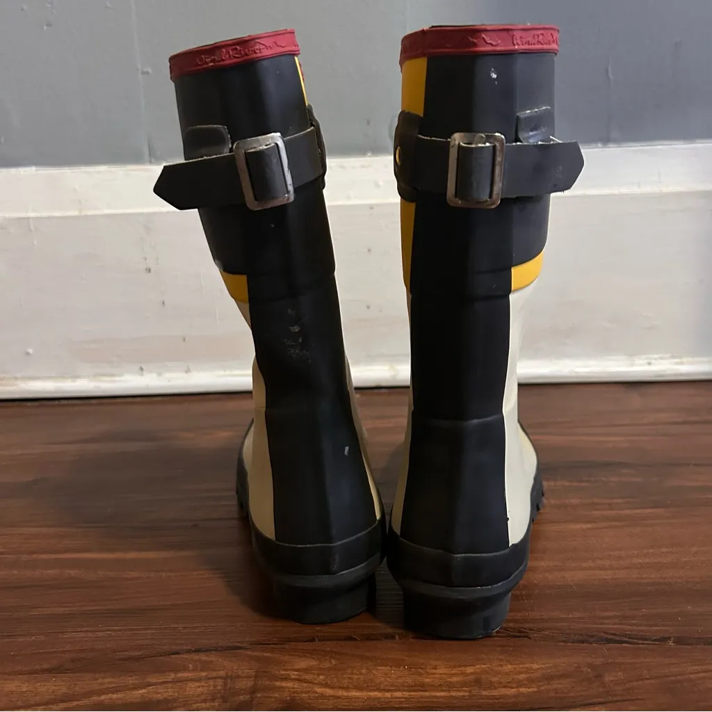 Wind River Heavy Rain Boots | Size: 8 Yellow - Image 5