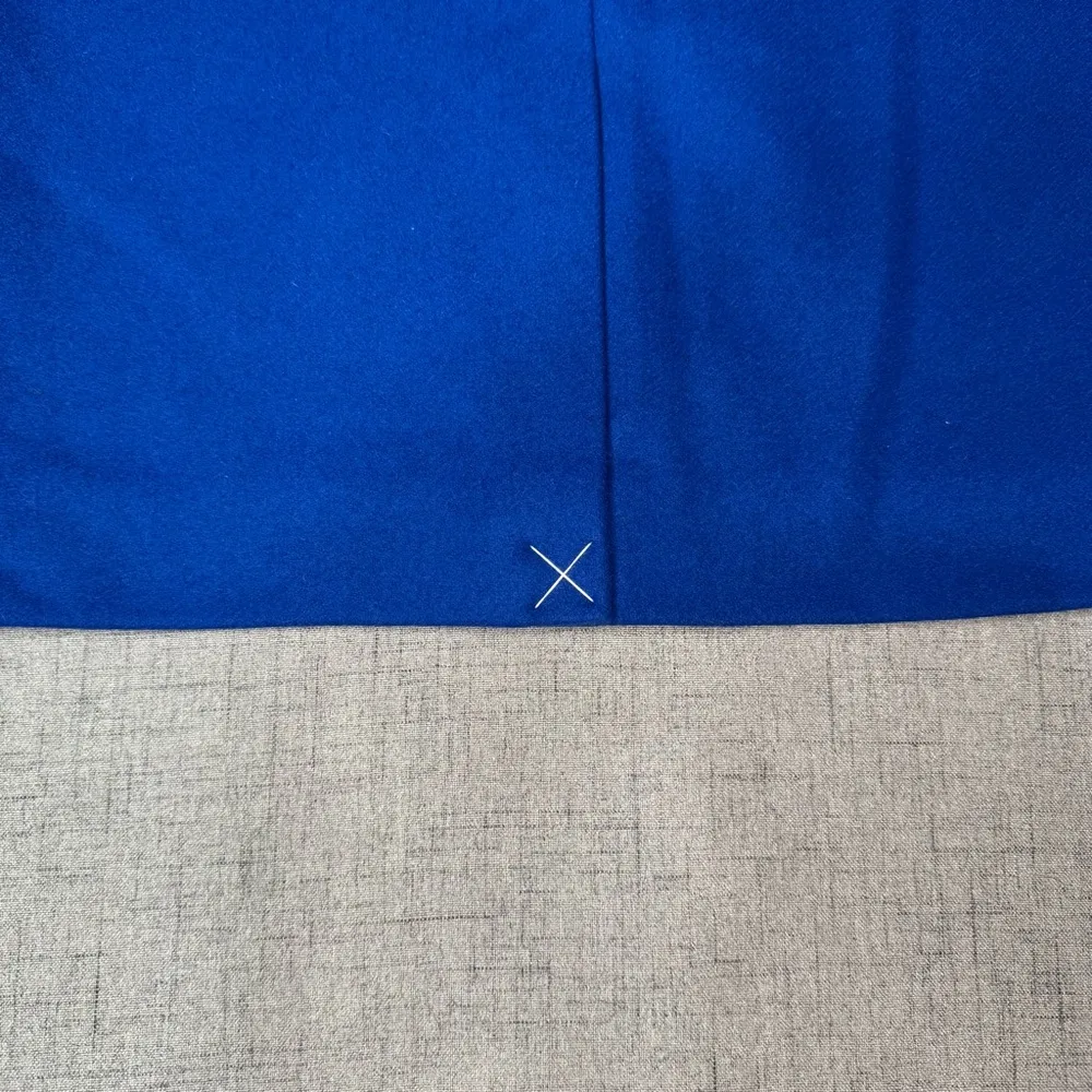 J. Crew Royal Blue Wool Straight Pencil Skirt Knee Length Size 4 Small NWT - Image 10