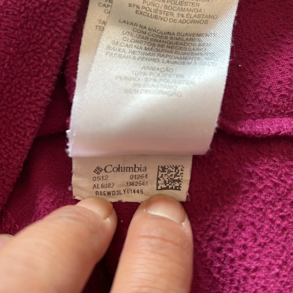 Columbia  Mountain side Fleece pullover M half zip collar lightweight top - Image 10