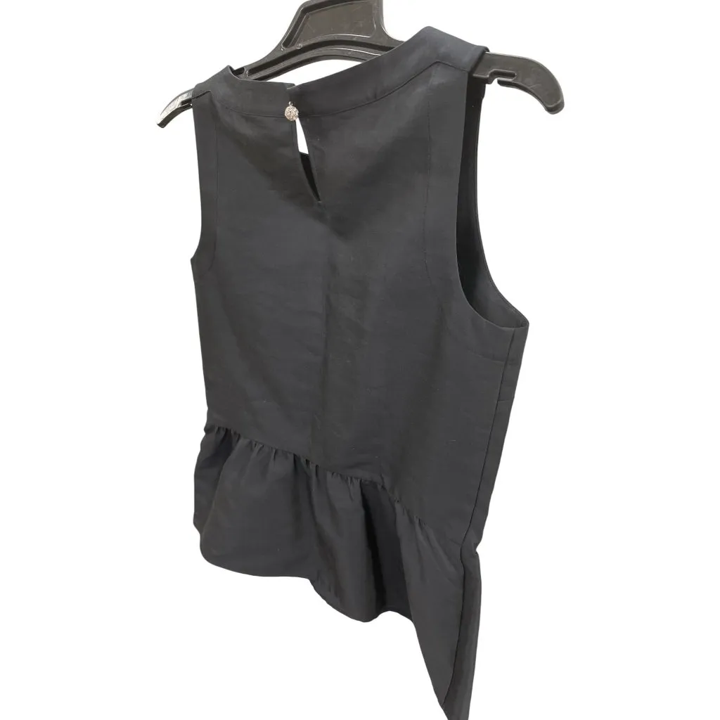 Vineyard Vines Womens black cotton silk Sleeveless Top Size 6 SKU 8421 - Image 11