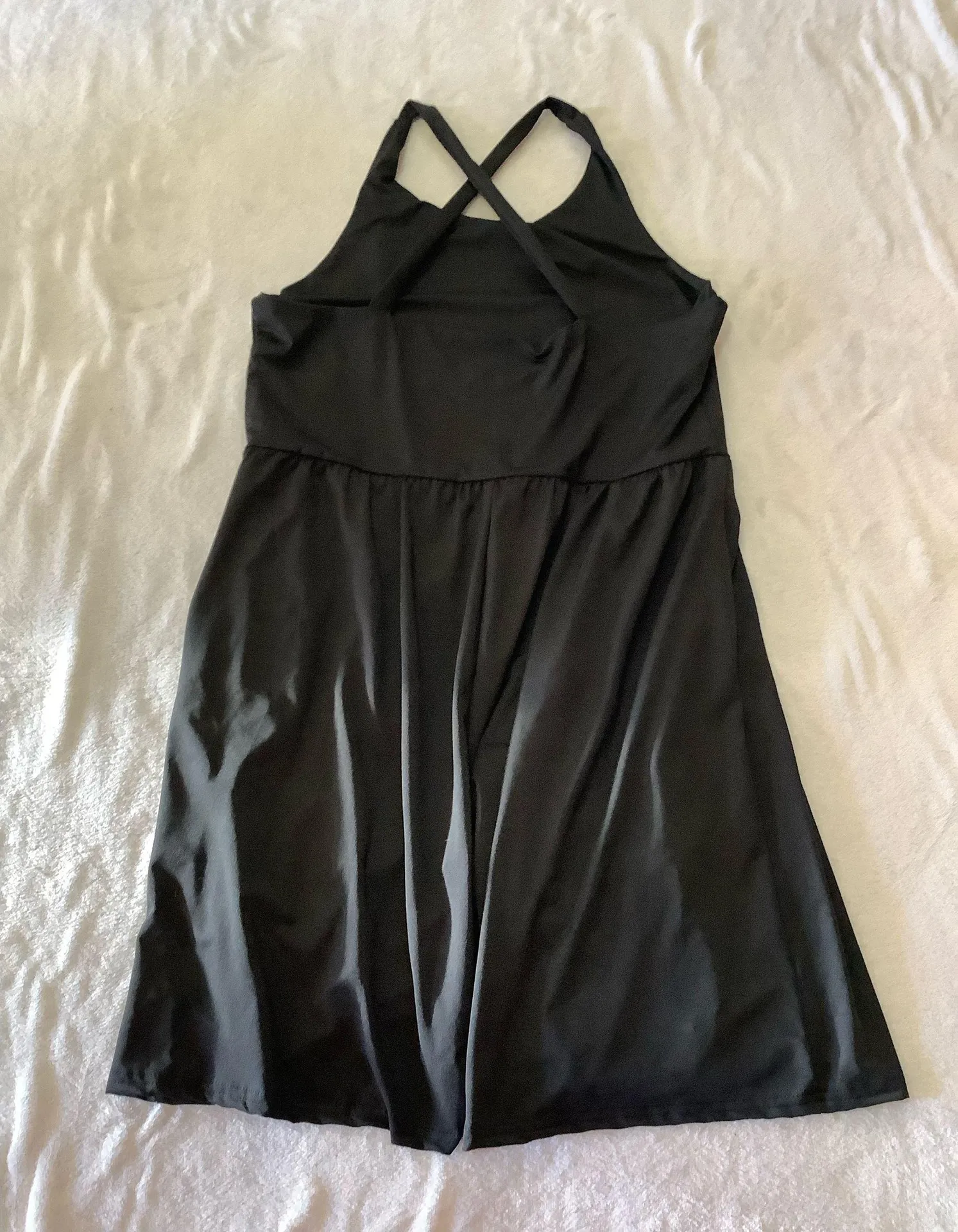 Black Athletic Romper Size XL - Image 3