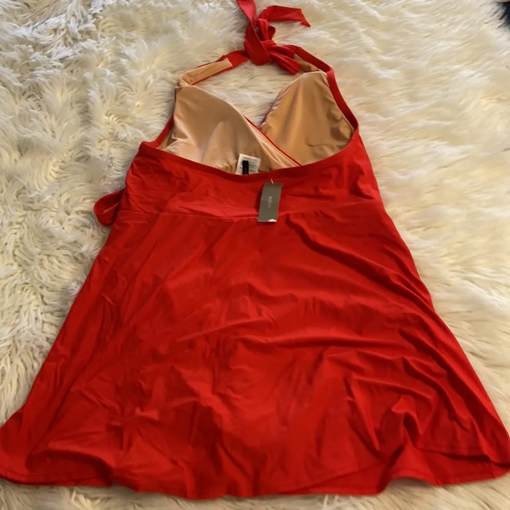 J.CREW SWIMSUIT SIZE 8 BEAUTIFUL COLOR RED SEE ALL PHOTOS - Image 6