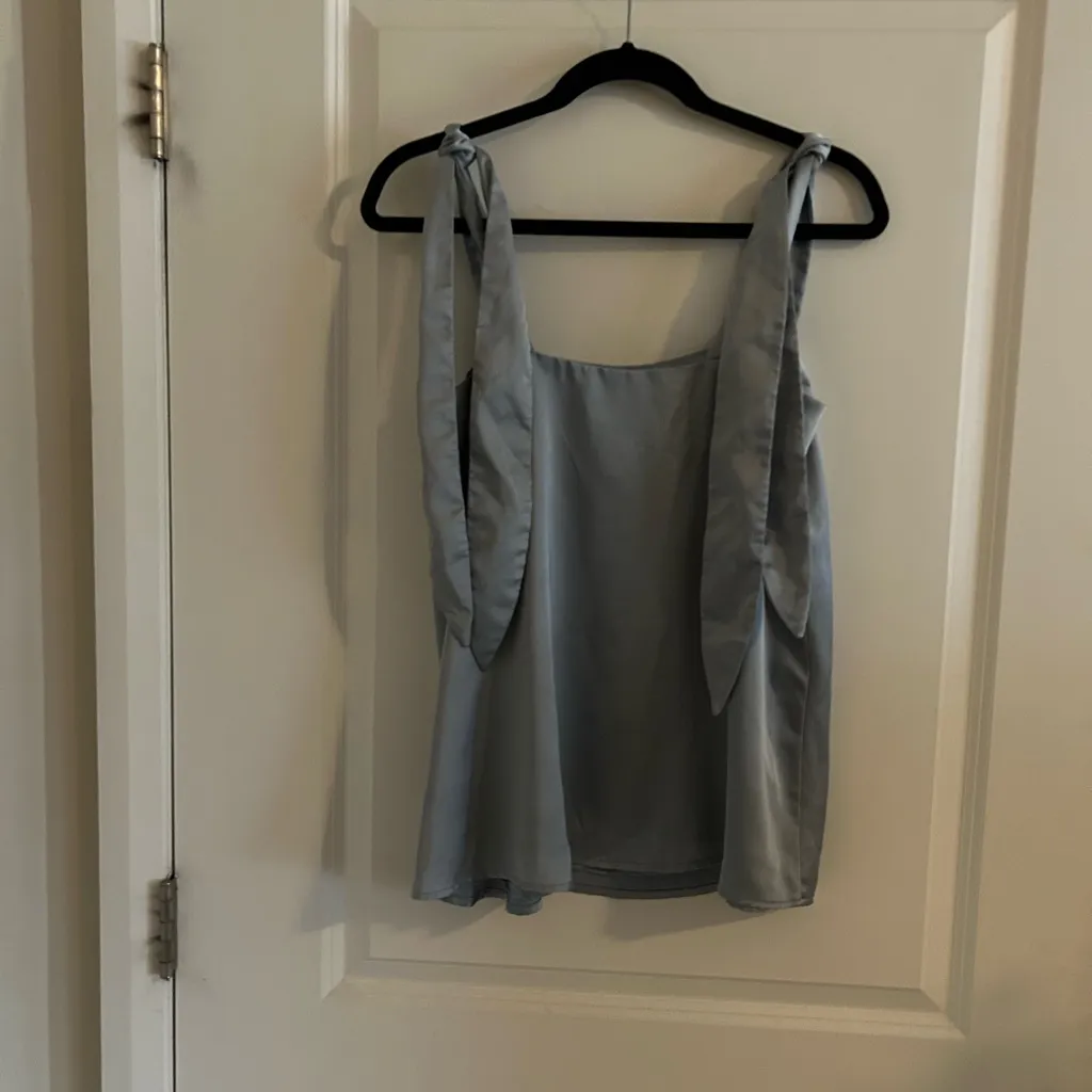 Show Me Your MuMu Silver Camisole Top - Image 4