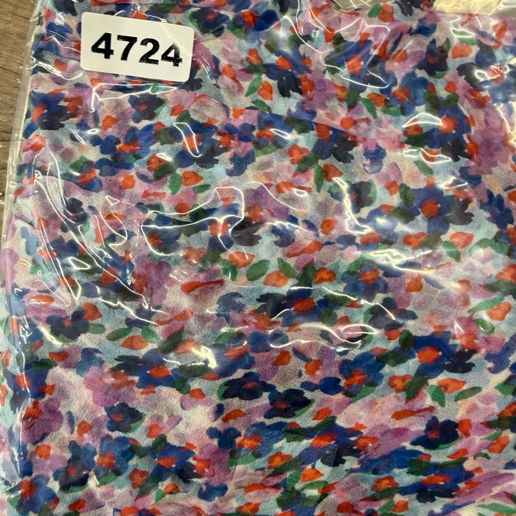 VERONICA BEARD silk 
Mertie Cream Multi Blouse size 0 - Image 9