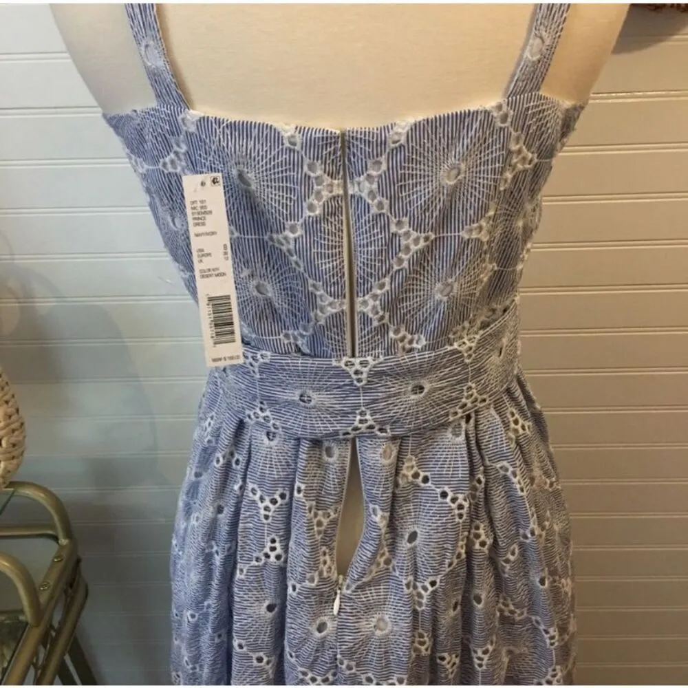 Antonio Melani Prince Eyelet Floral Midi Dress - Image 3