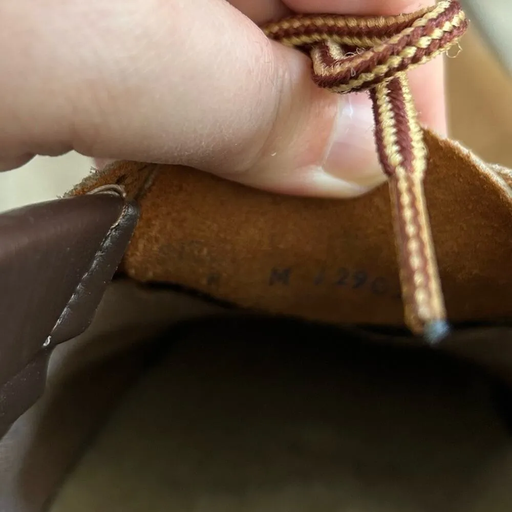 Eddie Bauer Brown Leather & Black Rubber Bean Boot - Image 5