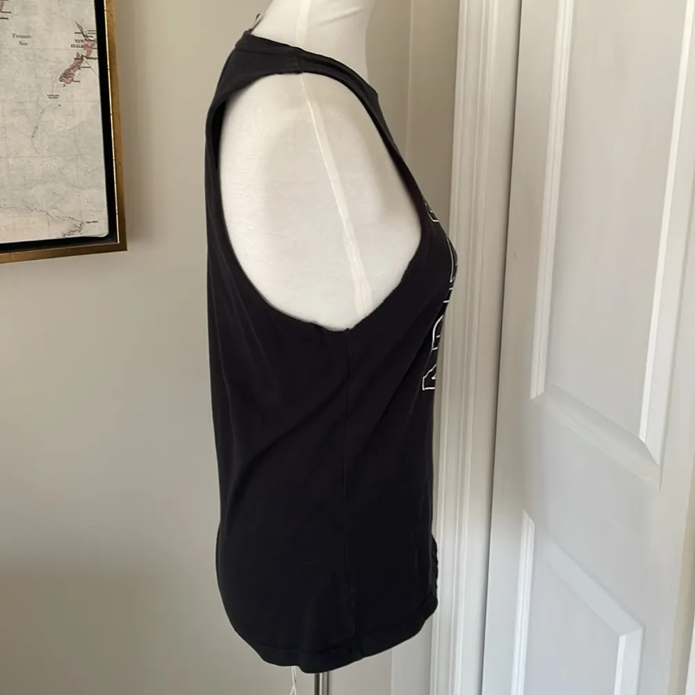 Black Adidas Graphic Flower Tank Top - Image 3