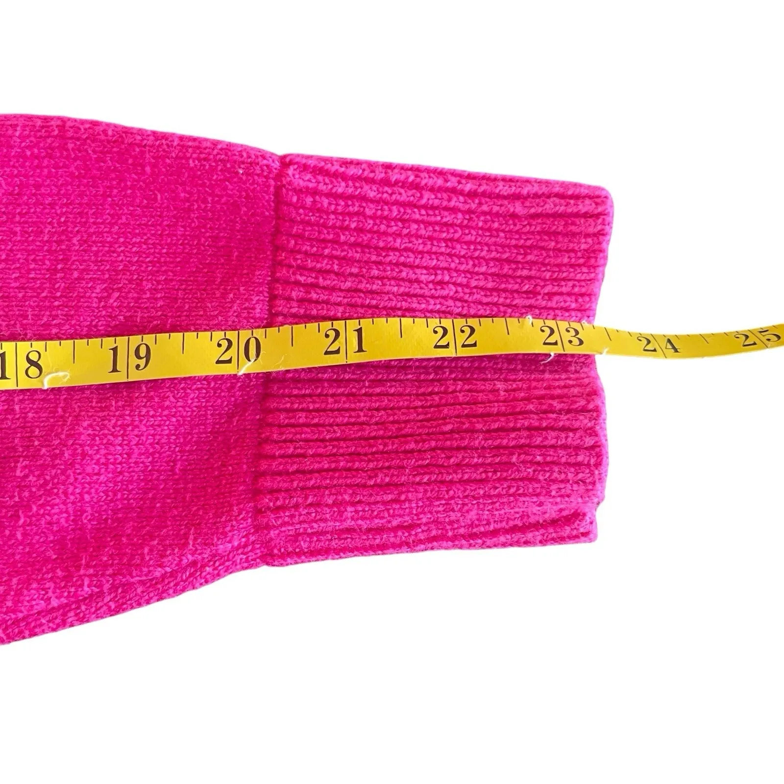 Talbots Women's Pink Cable Knit Pullover Sweater Button Cuff Large Preppy Cozy - Image 7