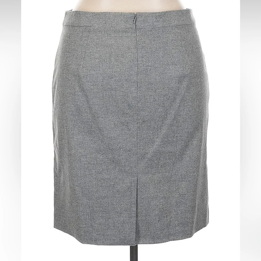 Banana Republic Wool Classic Timeless Career Gray Women's Skirt Size 14 NWT - Image 2