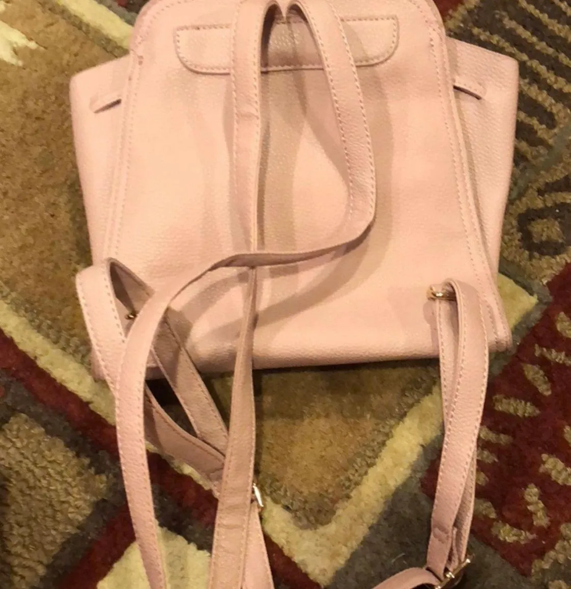 Light Pink Mauve Backpack - Image 2