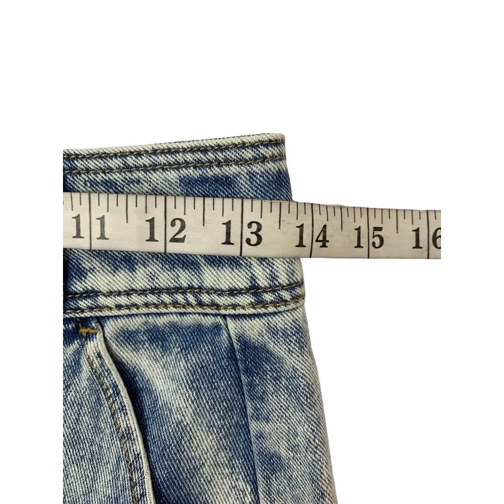 Pacsun Los Angeles Women's Light Denim Short Jean Skirt - Image 5