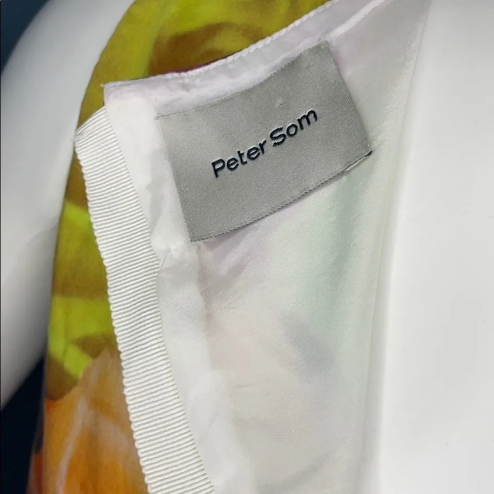 Peter Som Colorful Rose Print Spring Dress size 8 - Image 8