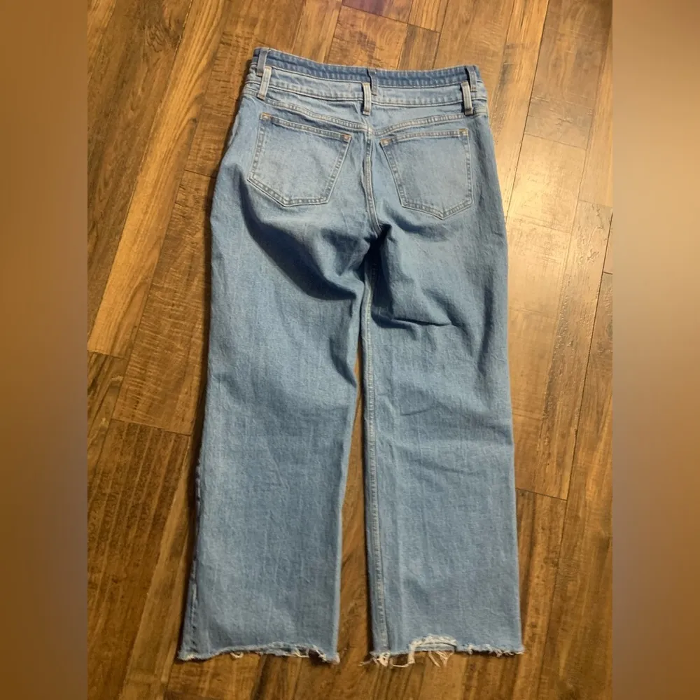 Light Blue Jeans High Rise 90s Relaxed Jean Abercrombie Double Waistband spring - Image 9