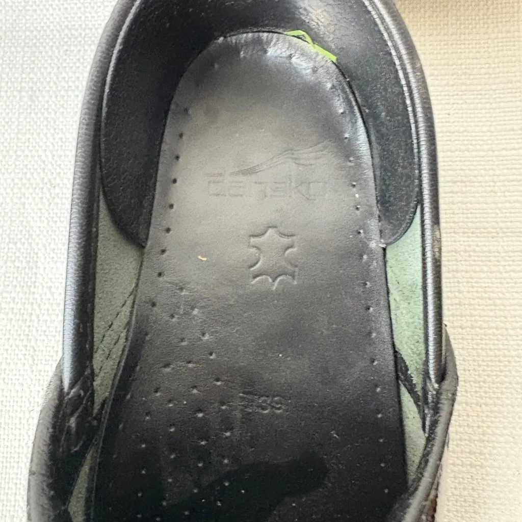 Dansko Black Textured Sole Footwear - Image 8