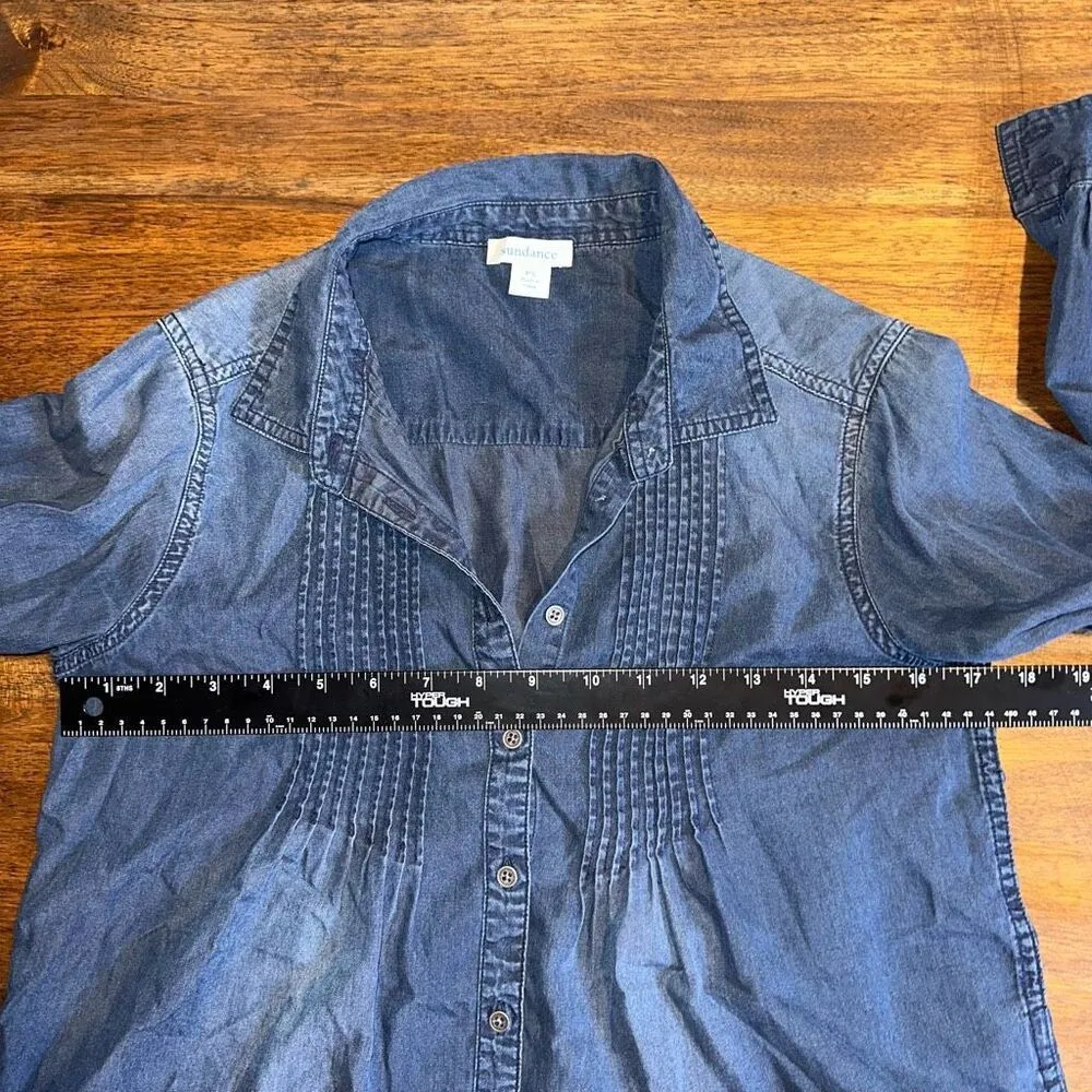 Sundance Larkes Tune Chambray Blouse - Image 5